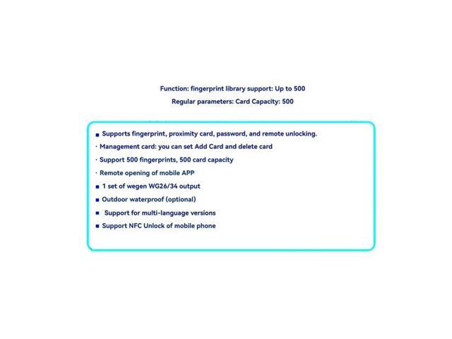 Tuya Fingerprint RFID Access Control System Door Lock Electronic Gate Opener Home Digit Keypad Biometric