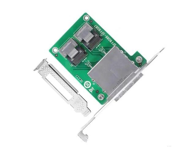 Double SFF 8088 To SFF 8087 Converter Adapter With PCI Mounting Bracket