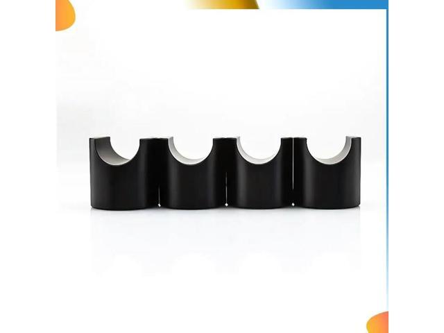8Pcs HIFI Cable Stand Booster Holder Support Frame Anti-Shock Foot Multi-Function Speaker Cable Trailing Pad Black