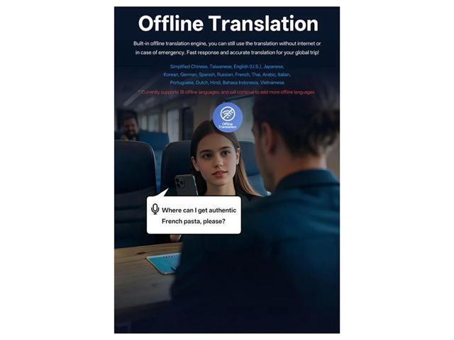 T22 Translator Offline Voice Translator 142 Languages Real-Time Translator Without Internet Translation Stick