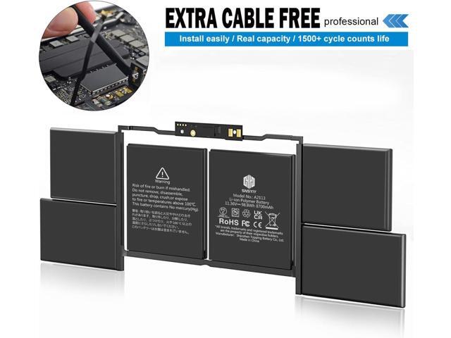 A2141 MacBook Pro Battery Replacement, A2113 Battery for MacBook Pro 16 Inch A2141 Retina Series (Year 2019 2020) (EMC 3347, MVVL2 MVVL2LL/A MVVM2...