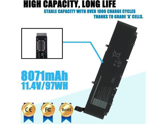 XG4K6 Laptop Battery Compatible with Dell XPS 17 9730 9720 9710 9700 Precision 5750 5760 5770 Series PKVPMY 0YY3V KRDHV 92F P92F001 P92F002 P92F003...