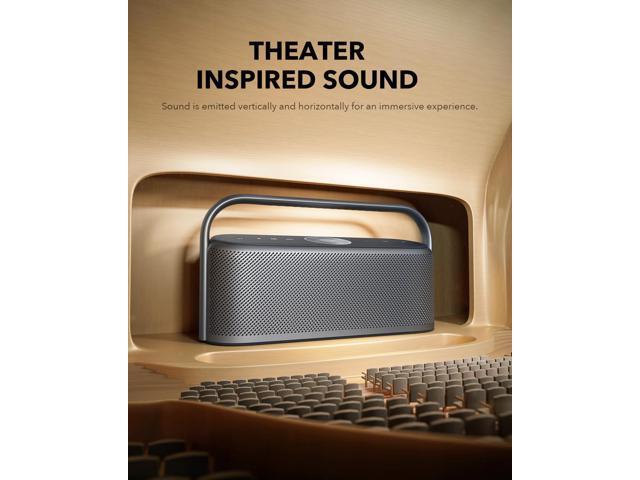 Soundcore Motion X600 Portable Bluetooth Speaker with Spatial Audio, 50W Sound, IPX7 Waterproof, Pro EQ, AUX-in, for Home, Office, Backyard and...