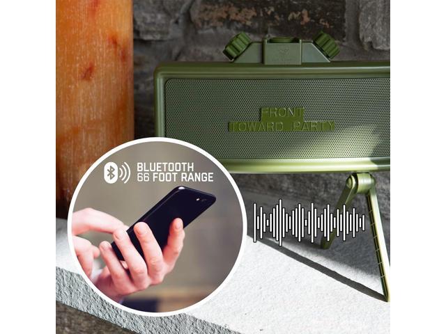 Claymore Portable Bluetooth Speakers Stereo Sound, Loud Speakers, Hi-Fi Audio Waterproof, Dustproof, Shockproof Indoor and Outdoor Speaker,...