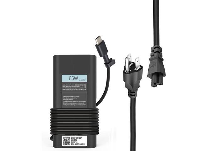 65W USB Type C Laptop Charger for Dell USB C Charger, Dell Laptop Charger for Latitude 5420 7420 5520, Inspiron 16 7620 2-in-1,XPS 12 9520, XPS 13...