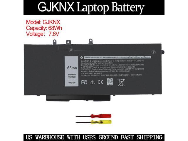 GJKNX DV9NT 7.6V 68WH Laptop Battery Replacement for Dell Latitude 5480 5580 5280 5288 5290 5490 5491 5590 5591 E5480 E5580 E5590 E5490 Precision.