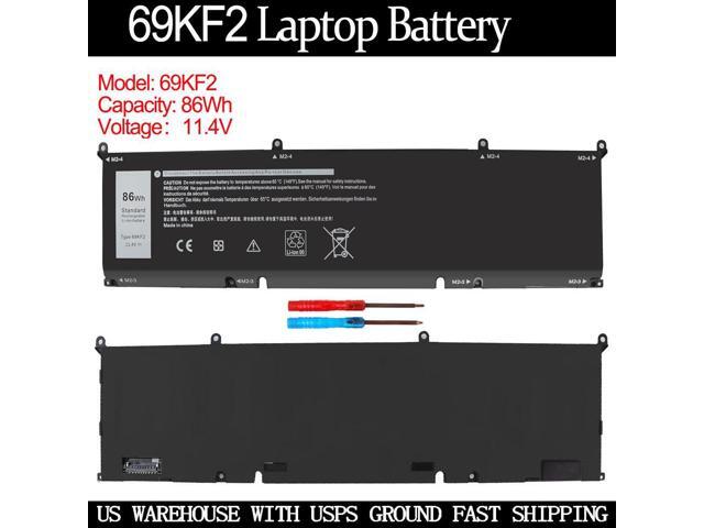 LXHY 86Wh 69KF2 Battery for Dell XPS 15 9500 9510 9520 Precision 5550 5560 5570 Alienware M15 M17 R3 R4,G15 5510 5511 5515 5520 5521,G7.