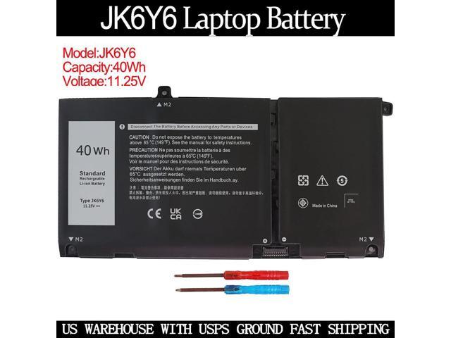 LXHY 40Wh JK6Y6 Battery for Dell Inspiron 5300 5301 5401 5402 5408 5409 5501 5508 5509 5400 5406 7405 7300 7306 7500 7506 2-in-1 Series Latitude...
