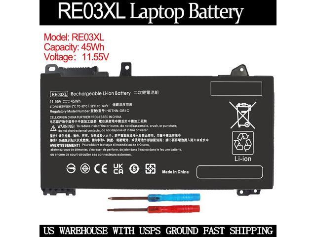 LXHY RE03XL RF03XL L32656-005 Laptop Battery for HP ProBook 430 440 445 450 455R G6 430 440 445 450 G7 Notebook Battery L32407-AC1 L32407-2B1.