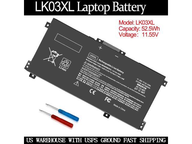 52.54WH Type LK03XL 916814-855 Battery Replacement for HP Envy 17 17-AE143NG 17M-AE0XX 17T-AE100 X360 15-BP000 BP001TX BP012DX BQ1XX Series...