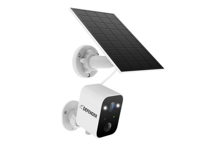 Defender - Solar Powered 4K AI Everwatch Wireless Security Camera with 3W Solar Panel, AI Detection - White - image 2