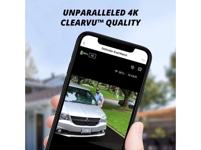 Defender - Solar Powered 4K AI Everwatch Wireless Security PTZ Camera with 3W Solar Panel, AI Detection, 2 Pack - White - image 7