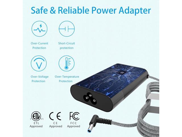 Slim 65W Laptop charger for HP envy x360,spectre x360 13-4193nr 15t-ap000 15-ap001nx,ProBook X360 11 450 650 640 G1 G2 G3 G4 G5 G6 G7,EliteBook...