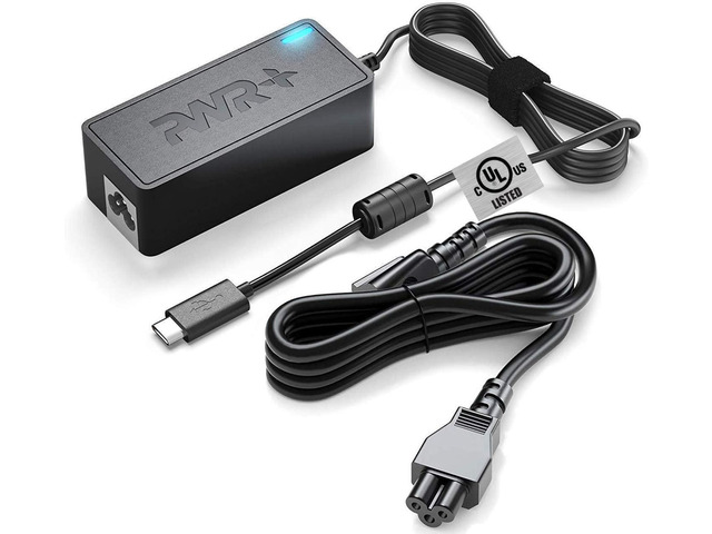 USB-C Laptop Charger for LG Gram 14 15 16 17 Pro 2-in-1 - Extra Long Power Cord (UL Safety Certified)