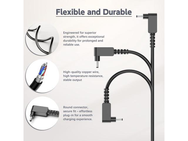 ROLADA 65W Charger Compatible with Acer Chromebook R11 13 15 11 14 Series; C720, C731, CB3-421, CB3-431, CB3-532, CB3-132-C4VV, CB5-311, CB5-571,...
