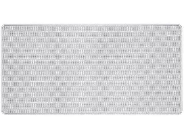 Monoprice 2-Way Carbon Fiber In-Wall Center Channel Speaker - Dual 5.25 Inch (Single) Easy Install For Home Theater - Alpha Series,Off-White