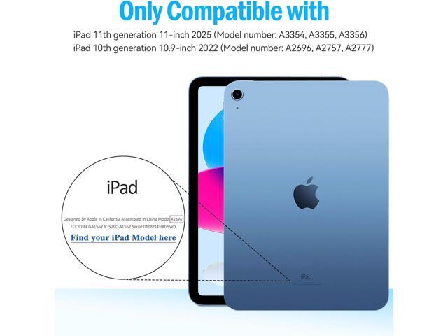 LTROP Kids Case for New iPad 11th Generation (A16) 11 Inch 2025/ 10th Generation 10.9 Inch 2022 - Built-in Screen Protector, Shockproof Handle...