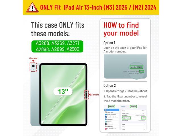 Fintie Folio Case for iPad Air 13-inch (M3) 2025 / (M2) 2024, Multi-Angle Viewing Protective Stand Cover with Pencil Holder & Pocket, Auto...