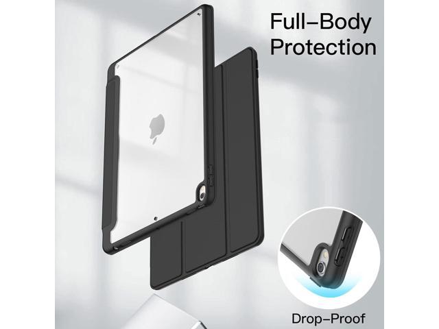 JETech Case for iPad Pro 10.5-Inch and iPad Air 3 (10.5-Inch 2019, 3rd Generation) with Pencil Holder, Clear Transparent Back Shell Slim Stand...