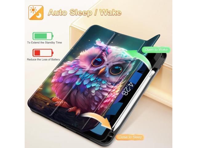 Tuiklol Case for iPad Air 11'' (M3 2025/M2 2024) 7th/6th Gen/iPad Air 10.9 inch 5th/4th Gen 2022 2020 with Pencil Holder,Slim Protective Auto...
