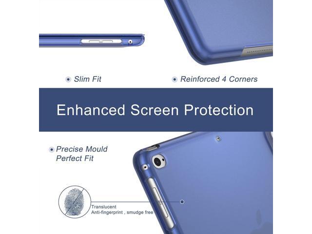 Soke Case for iPad 6th/5th Generation 2018/2017, [Slim Trifold Stand + Auto Wake/Sleep], Premium Protective Hard PC Back Cover for Apple 9.7-Inch...
