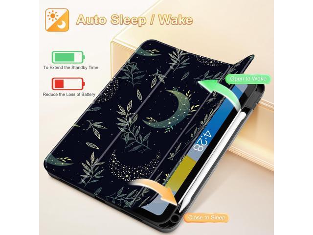 Tuiklol Case for iPad 11 inch (A16 Chip) 2025 Gen 11th / iPad 10.9 inch 2022 10th Generation,Slim Stand Hard Case Pencil Holder with TPU Back Cover...