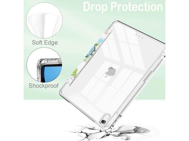Feams for iPad A16 11th Generation 11 Inch 2025, iPad 10th Generation Case 10.9 Inch 2022 Case Clear Back Cover with Pencil Holder & Auto Sleep,...