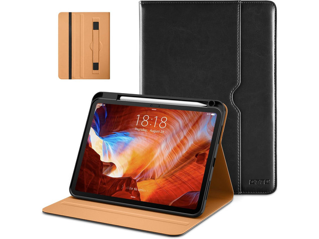 DTTO for iPad Pro 11 inch Case (M4) 2024, Premium Leather Business Folio Stand Cover with Pencil Holder - Auto Wake/Sleep and Multiple Viewing...