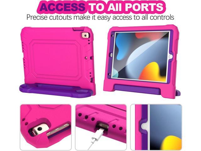 YIHE Kids Case for iPad 10.2 Inch 9th/8th/7th Generation 2021/2020/2019, iPad Pro 10.5 & iPad Air 3, Shockproof Handle Stand Kids Case with Screen...
