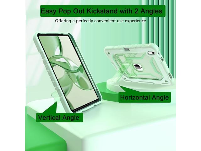 TIMISM Case for iPad (A16) 11th/10th Generation(2025/2022) with Shoulder Strap, Kickstand and Pencil Holder, Translucent Hard PC Back Cover, Heavy...