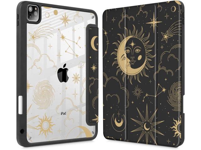 Tuiklol for iPad Pro 11 Inch Case M2 2022 Generation 4 -Built-in Pencil Holder Shockproof Cover Clear Transparent Back Shell Fit for iPad 11 2021...