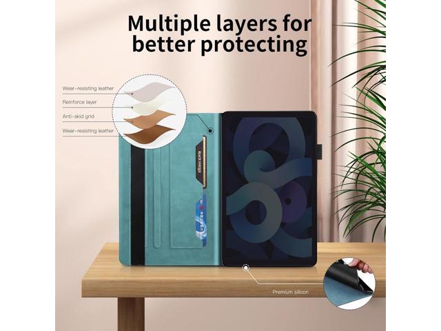 Tablet case for ipad 11th Generation(2025 11 Inch), Unique Tree Design with Hidden Card Slots, Slim and Lightweight with Built-in Magnetic Auto...