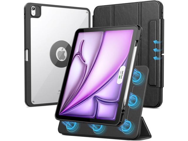 SPARIN Case for iPad Air 13 Inch M3 2025/M2 2024 ((7th/6th Generation), Removable Magnetic Cover with Apple Pencil Holder, Portrait and Landscape...