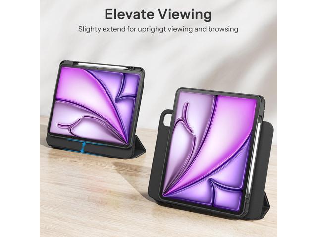 SPARIN Case for iPad Air 13 Inch M3 2025/M2 2024 ((7th/6th Generation), Removable Magnetic Cover with Apple Pencil Holder, Portrait and Landscape...