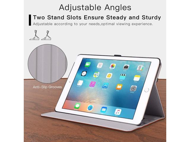 ZtotopCases for iPad 6th/5th Generation 9.7 Inch 2018/2017 iPad Air 2 & 1 Case, Premium PU Leather Business Folding Cover with Auto Wake/Sleep,...