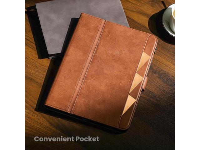 Handmade Case for iPad Air 13 Inch M3 2025 / M2 2024 A3268 A3269 A2898 A2899 with Pencil Holder Pocket,Multi Angles Stand,Magnetic Closure,Vegan...