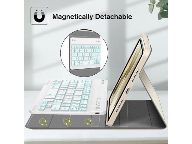 FINTIE Keyboard Case for iPad mini (A17 Pro) 7th Generation 2024 / iPad mini 6th Gen 8.3 Inch, Soft TPU Back Cover with Magnetically Detachable...