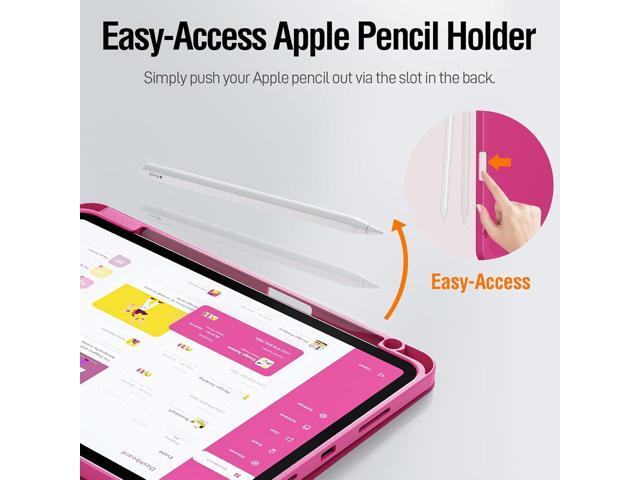 ZOVEEK iPad Pro 11 Inch Case 4th/3rd/2nd/1st Generation (2022/2021/2020/2018) with Pencil Holder, Magnetic Smart Cover with Stand, Supports 2nd Gen...