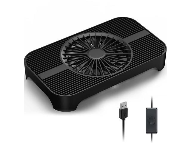 X3 USB Cooling Fan, 18dB Ultra Quiet 140mm USB PC Fan with Built-in Cable and One-Touch Switch Compatible with Router, Receiver, Amplifier, DVR,...