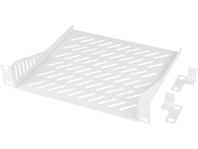 GeeekPi 1U Server Rack Shelf, 7.87' Depth Vented Rack Mount Cantilever Tray for 10 Inch Network Equipment Rack & Cabinet and DeskPi RackMate T1/T0.