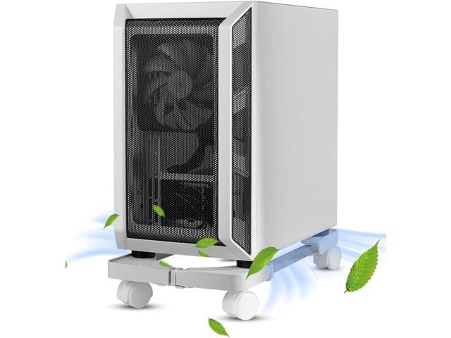 YOSE Computer Tower Stand, Adjustable Mobile CPU Stand with Rolling Caster Wheels, Premium PC Tower Stand Holder for Floor Carpet Gaming PC...