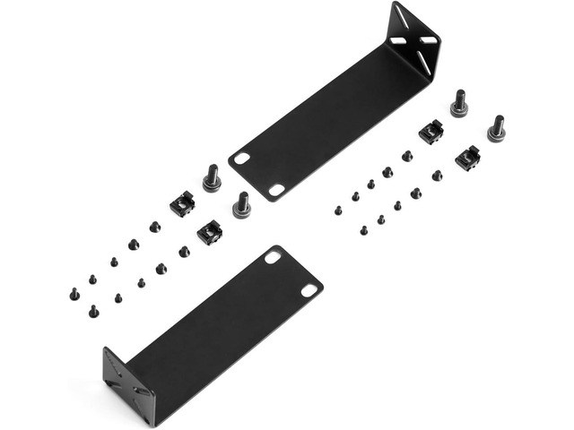MokerLink Rack Mount Kit for 7.9 inch Switches, Adjustable Hole Distance 14-30mm, Mount a 7.9 Wide to a 19 Equipment Rack, Compatible for Netgear,...