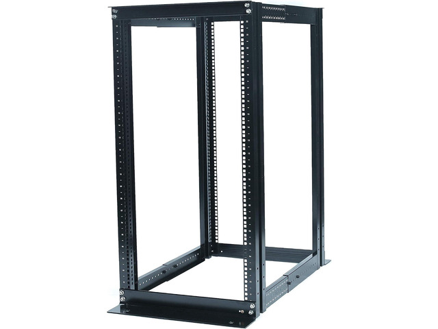 Raising ELECTRONIS 22U 4 Post Open Rack Frame Rack Enclosure 19 Inch Adjustable Depth Aluminum