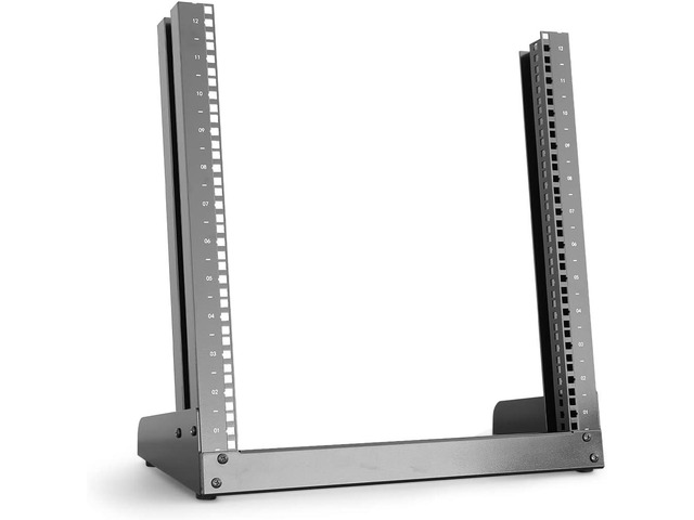 RAISING ELECTRONICS 8U Stand Open Rack Equipment fram for Server Networking and Data System