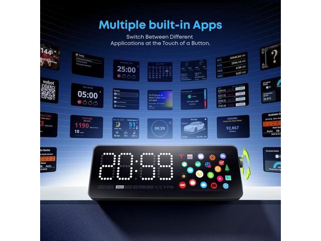 Laptop Docking Station, 7-in-1 USB C Docking Station with Screen, Multiple Built-in Apps, USB C Hub with HDMI 4K@60Hz, 1 Gbps Ethernet, 90W Max...