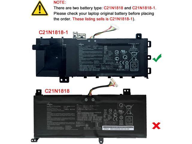 Dentsing C21N1818-1 Laptop Battery for ASUS VivoBook 15 F512FA F512DA X512JA F512FB F512FJ F512FL F512UA X512FJ X512FL X512JF X512JP X512DK R564JA...