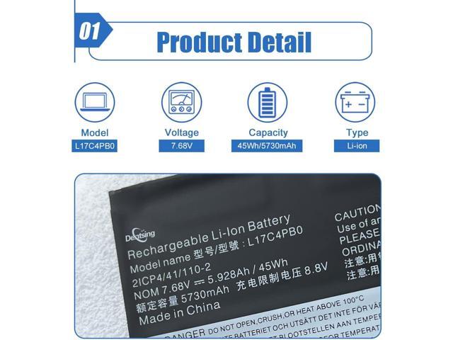 Dentsing L17C4PB0 Laptop Battery Compatible with Lenovo Flex 6-14ARR 6-14IKB IdeaPad 530S-14ARR 530S-14IKB 530S-15IKB Series Notebook 5B10Q16067...
