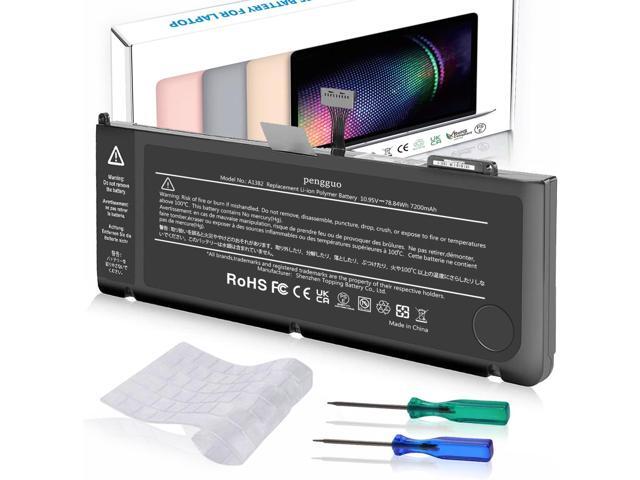 Battery for MacBook Pro 15 Inch A1286 Early 2011 Late 2011 Mid 2012, Laptop Battery Replacement Model A1382 Battery EMC 2353 2563 2556 7200mAh.