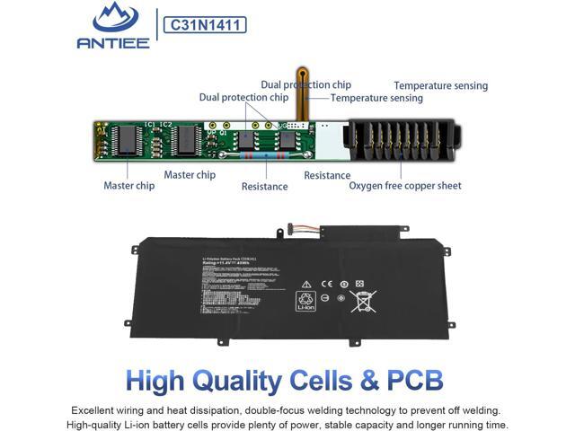 ANTIEE C31N1411 Laptop Battery Compatible with ASUS ZenBook UX305 UX305F UX305FA UX305C UX305CA U305 U305F U305FA U305UA U305CA U305LA Series...