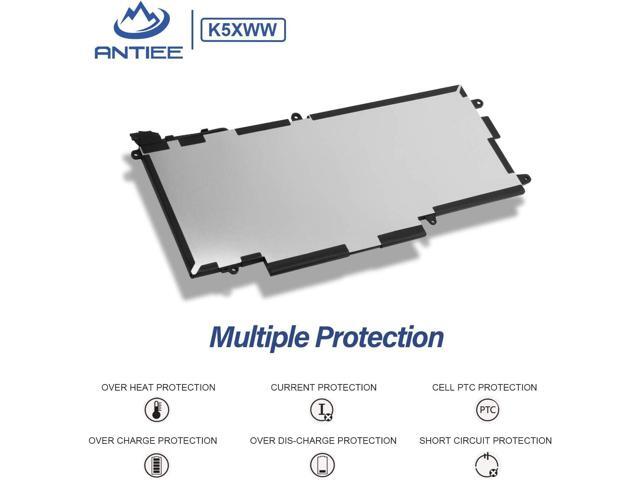 ANTIEE K5XWW Laptop Battery for Dell Latitude 5289 7389 7390 2-in-1,Latitude 12 5000 E5289 L3180 Series P29S P29S001 P29S002 6CYH6 71TG4 725KY...